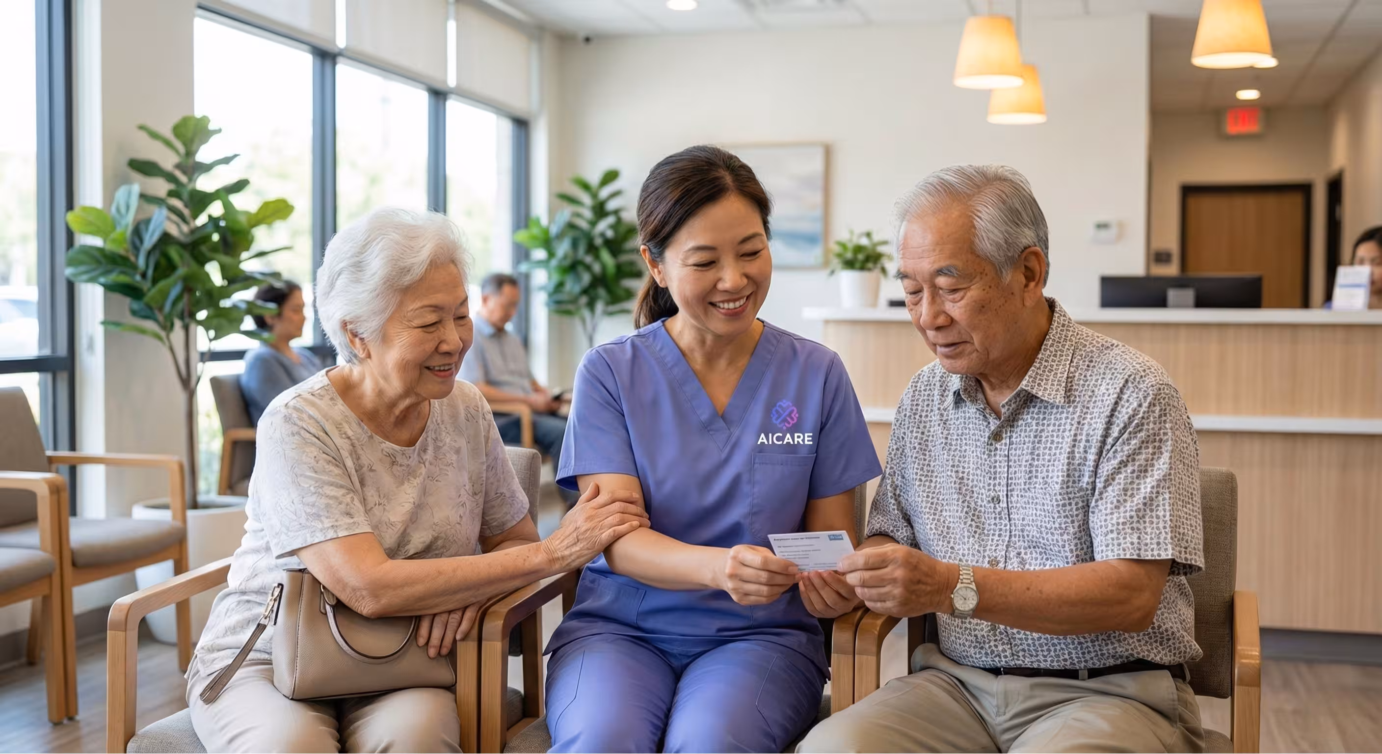 Appointment companion services - caregiver accompanying senior to appointment